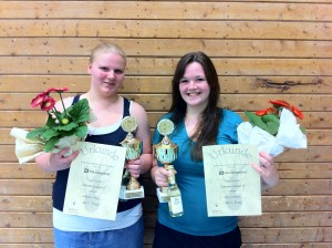 Eva Ostgathe und Judith Tacke - 1. Platz beim 18. Stauseepokal in Haltern